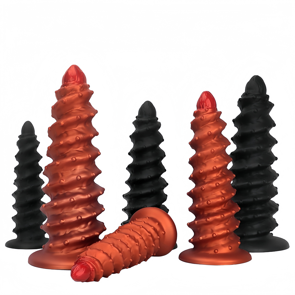 Screw Inspired Butt Plug With Bump Screw Inspired Butt Plug With Bump