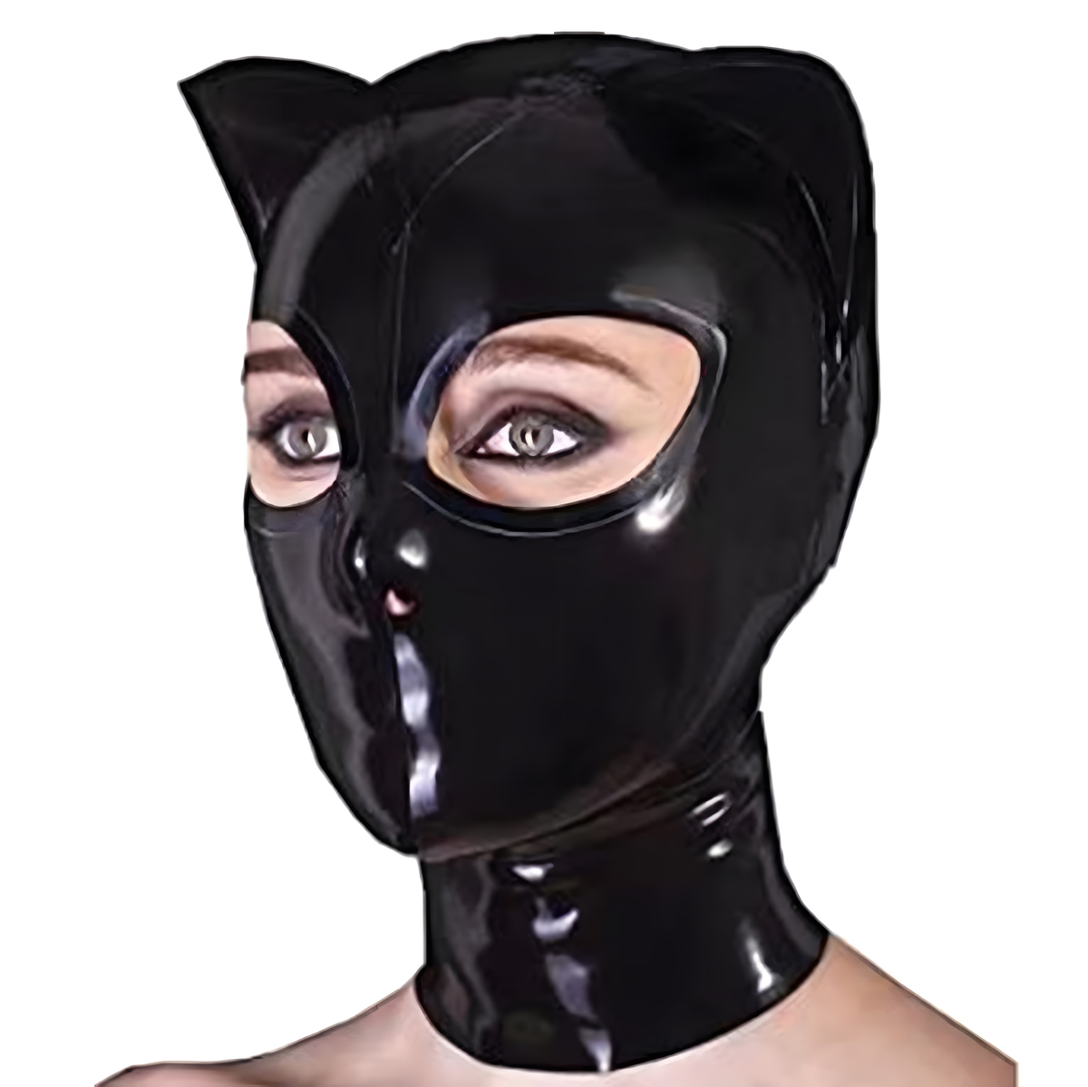 Latex Cat Mask with Closed Mouth Latex Cat Mask with Closed Mouth