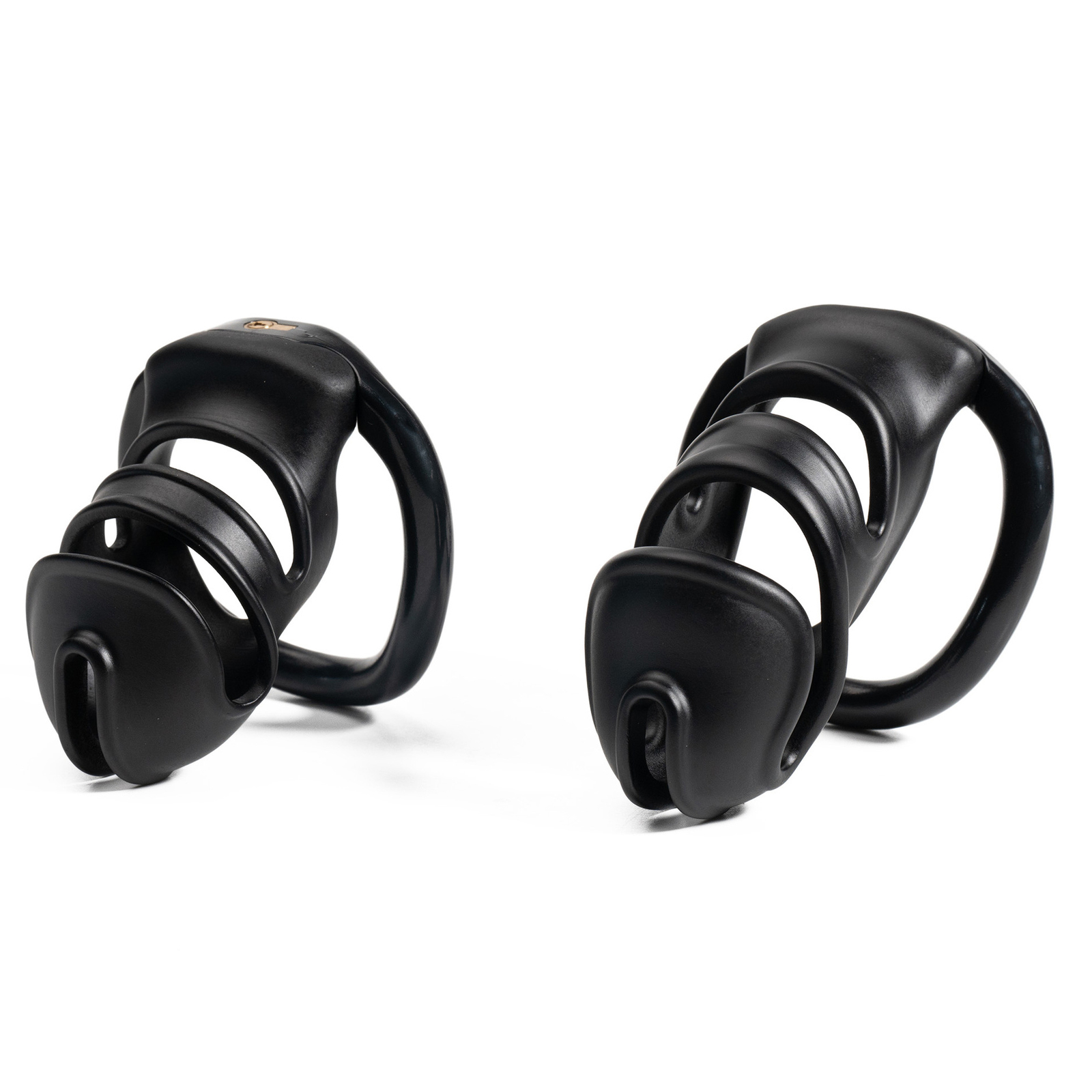 Breathable Resin Cage with 4 Rings and Keys Breathable Resin Cage with 4 Rings and Keys